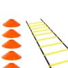Speed Training Ladder Set, 12 Rungs, 20ft Agility Equipment with 10 Discs and Carrying Bag - Suitable for Soccer, Sports, Basketball view 3