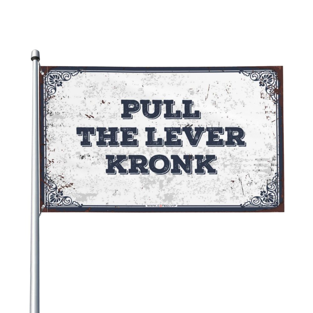 Flags For Bedroom Funny Pull The Lever Kronk Flag Gym Flag Office Decor For Men (Size : 120X180CM)