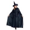 NATHGAM Women's 2023 Gothic Hooded Witch Dress Black Victorian Halloween Cosplay Costume Vampire Medieval Renaissance Dress view 1