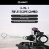 1 (3-in-1 4x32 Prism Scope, Green Laser, 4x32) view 2
