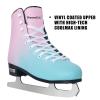MammyGol Women's Figure Ice Skate in Color Gradient Figure Skate Lace up with Stainless Steel Blade Light Support for Girls/Women view 3