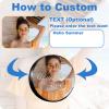 Custom Spare Tire Cover Personalized Your Photo Logo Name Customized Tire Cover Waterproof Dust-Proof Most Vehicles Wheel Tire Protectors for Trailer RV SUV Truck (17 inch) view 2