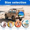 Custom Spare Tire Cover Personalized Your Photo Logo Name Customized Tire Cover Waterproof Dust-Proof Most Vehicles Wheel Tire Protectors for Trailer RV SUV Truck (17 inch) view 3