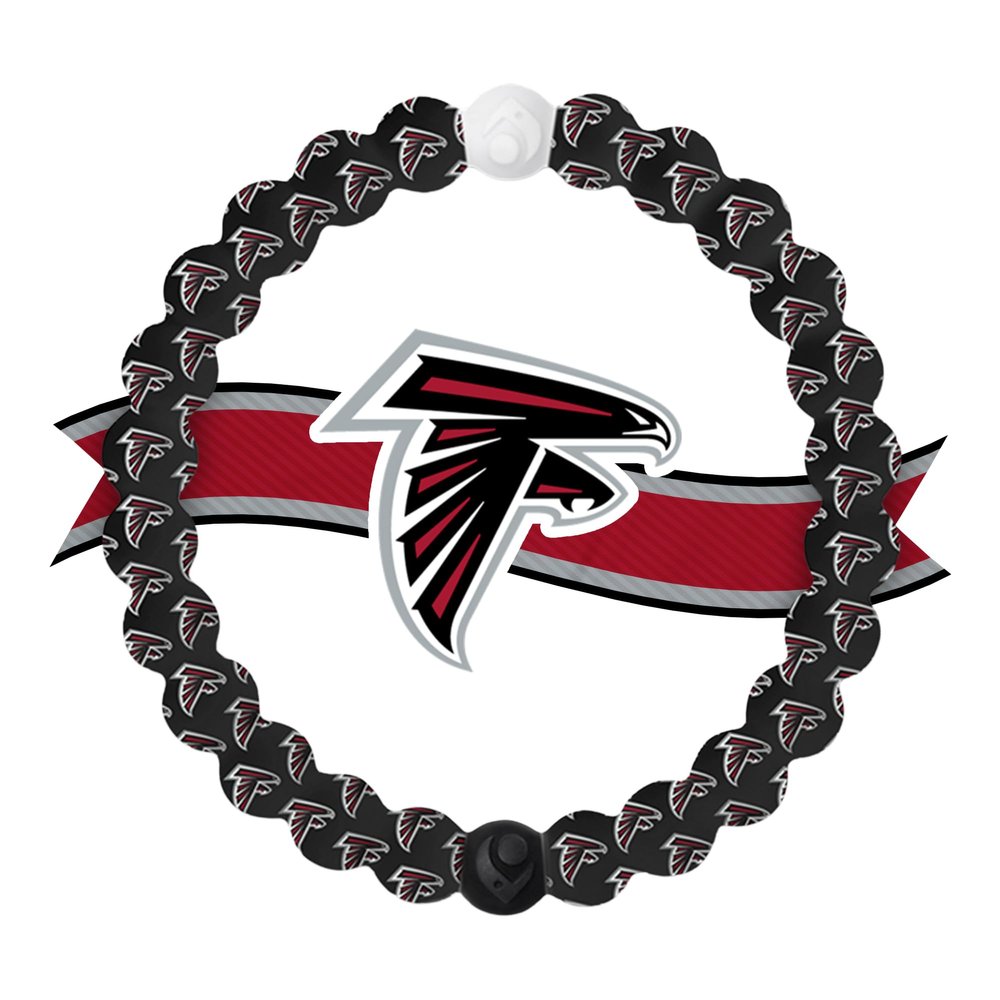 Lokai Silicone Beaded Bracelet for Men & Women, NFL Football Collection - Atlanta Falcons, Small - Silicone Jewelry Fashion Bracelet Slides-On for Comfortable Fit