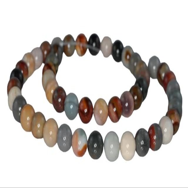 8mm Succor Creek Jasper Gemstone Grade AA Round Loose Beads 15.5 inch Full Strand CHIK-STRD-63387