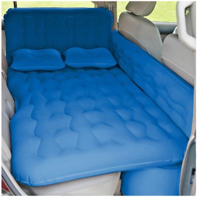 ENDBAG car Mattress Back seat Vehicle Rear Inflatable Bed, Rear Sleeping pad, Storage Bag, Pillow, air Pump, Suitable for SUV Rear seat and Trunk(Color:Blue,Size:B)