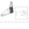 10 Pcs Marine Boat 2-1/4" Angle Plate Rigging Lifting Hardware, Stainless Steel view 2