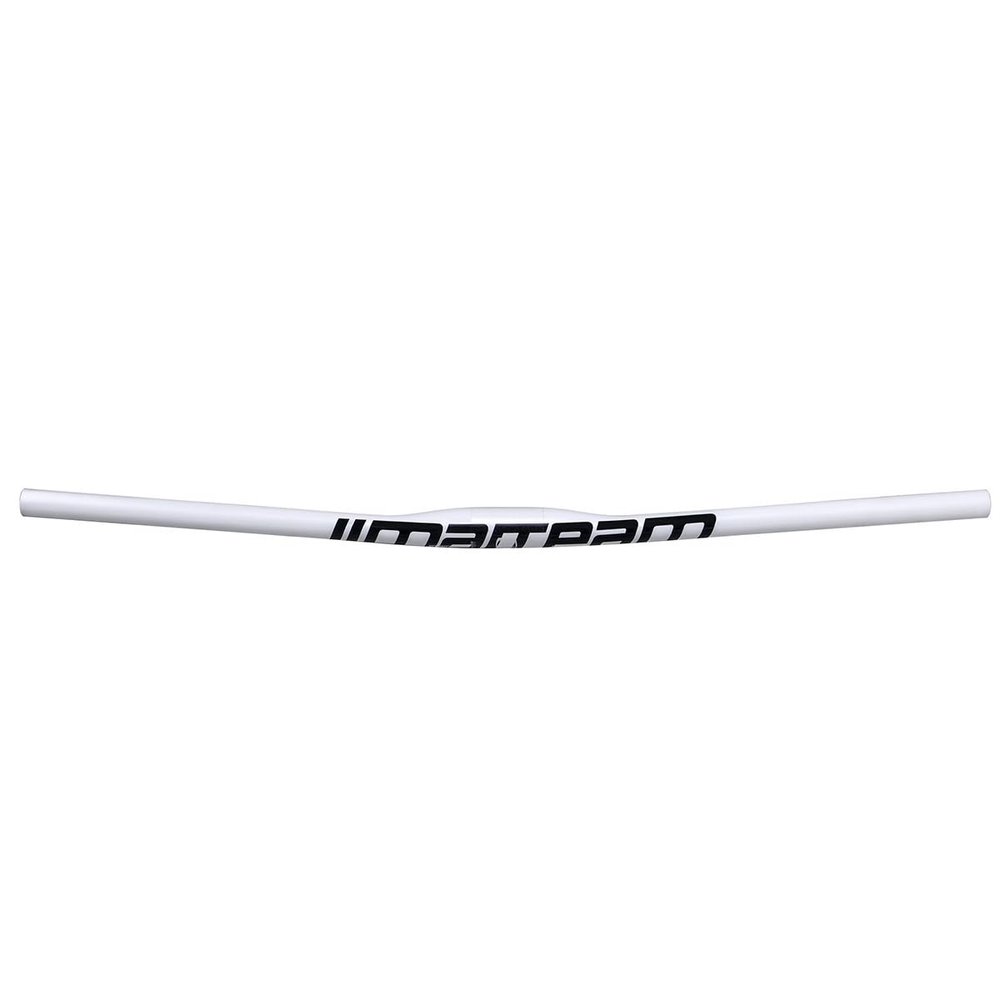Mountain Bike Mountain Bike Bicycle Carbon Straight Flat Handlebar 25.4 580/600/620/640/660/680/700/720/740/760mm Wide Handle Bar Bicycle Bar For BMX DH XC AM FR ( Color : White black , Size : 580mm )