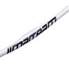 Mountain Bike Mountain Bike Bicycle Carbon Straight Flat Handlebar 25.4 580/600/620/640/660/680/700/720/740/760mm Wide Handle Bar Bicycle Bar For BMX DH XC AM FR ( Color : White black , Size : 580mm ) view 3