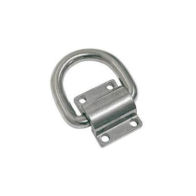DBMIMPORTERS Marine Boat Stainless Steel 316 5/8" Bolt-On Lashing Ring D-Ring Anchor Tie Down