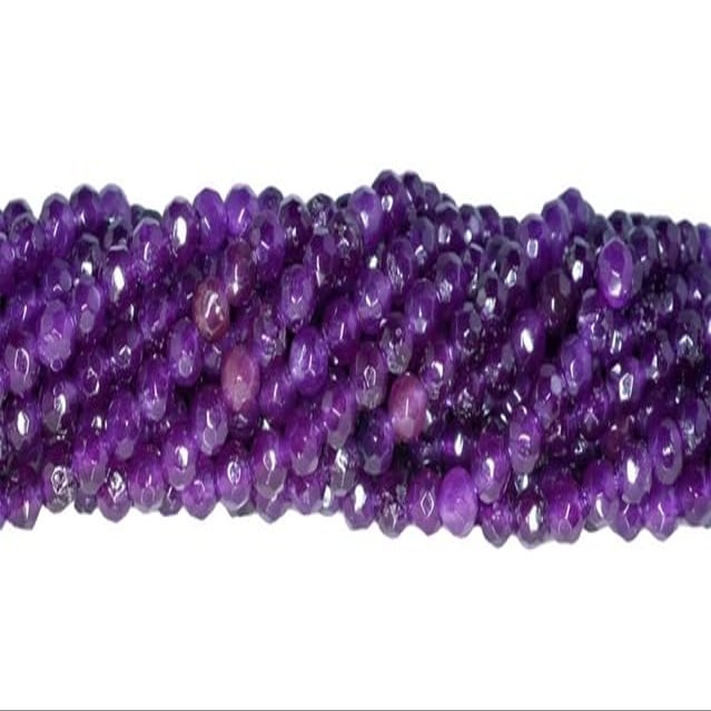 4mm Agate Gemstone Sugilite Purple Faceted Round Loose Beads 15 inch Full Strand LOT Available CHIK-STRD-63197