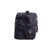 JSBWSFA Medieval Pouch, Mini Genuine Leather Coin Pouch Genuine Cowhide Handcrafted Keychain Coin Organizer Zipper Coin Pouch with Card Slot Credit Card Holder Keychain Coin Purse (Black) view 1