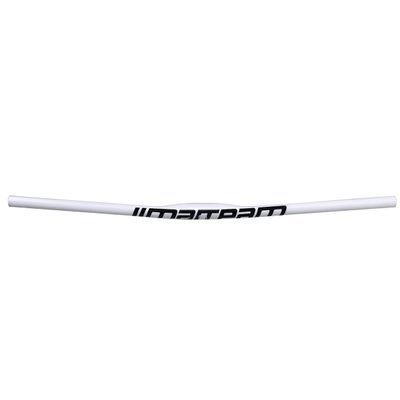 Mountain Bike Mountain Bike Bicycle Carbon Straight Flat Handlebar 25.4 580/600/620/640/660/680/700/720/740/760mm Wide Handle Bar Bicycle Bar For BMX DH XC AM FR ( Color : White black , Size : 680mm )