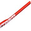 Mountain Bike Mountain Bike Bicycle Carbon Straight Flat Handlebar 25.4 580/600/620/640/660/680/700/720/740/760mm Wide Handle Bar Bicycle Bar For BMX DH XC AM FR ( Color : Red white , Size : 640mm ) view 3