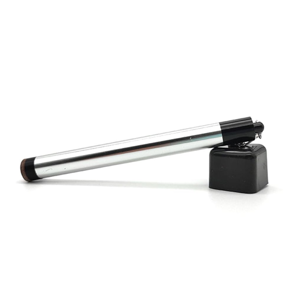Scott Edward 2 in 1 Billiards Pool Chalk Holder Without Chalk, Portable Snooker Pool Cue Tip Pricker Tool, Billiard Cue Accessories Tool(Silvery)