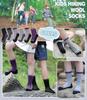 DOSKONI Kids Merino Wool Hiking Socks Boys Girls Toddlers Winter Warm Thick Thermal Cushion Crew Gift Socks 6 Pairs Mixed Color,4-7 Year Old view 2