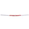 Mountain Bike Mountain Bike Bicycle Carbon Straight Flat Handlebar 25.4 580/600/620/640/660/680/700/720/740/760mm Wide Handle Bar Bicycle Bar For BMX DH XC AM FR ( Color : White red , Size : 760mm ) view 1