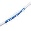 Mountain Bike Mountain Bike Bicycle Carbon Straight Flat Handlebar 25.4 580/600/620/640/660/680/700/720/740/760mm Wide Handle Bar Bicycle Bar For BMX DH XC AM FR ( Color : White blue , Size : 700mm ) view 3