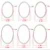 5 Pieces Bike Bottom Bracket Washer Bicycle Ultra-Light Aluminium Alloy Flywheel Hub Spacer Thickness 1mm/2mm/3mm (Dia. 24mm Thickness 2mm,Silver) view 2