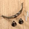 Southst 1pc Jewelry Box Wooden Case Pulls Handles Antique Bronze Furniture Cabinet Knobs and Handles Kit Drawer Cupboard Pull