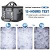 INSMEER Insulated Cooler Bag 65Cans/32 Cans Large Cooler Bag Soft Sided Cooler with Shoulder Strap, Collapsible Leakproof Portable Coolers for Camping/Beach/Food Delivery/Shopping/Outdoor/Picnic view 4