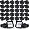 Bucherry 72 Pcs Ring Box Bulk Cardboard Jewelry Gift Boxes with Ribbon Bow Small Earring Case for Wedding Mothers Day Packaging(Black) view 1