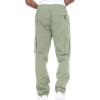 Ctreela Mens Fashion Cargo Jogger Pants Outdoor Hiking Relaxed Fit Sweatpants Multi Pockets Tapered Leg Sports Track Pants view 4