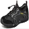 Asifn Men's Water Shoes Quick Dry Sports Aqua Soft Hiking Breathable Lightweight Outdoor Mesh Barefoot Training Walking 7-7.5 Black view 1