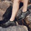 Asifn Men's Water Shoes Quick Dry Sports Aqua Soft Hiking Breathable Lightweight Outdoor Mesh Barefoot Training Walking 7-7.5 Black view 3