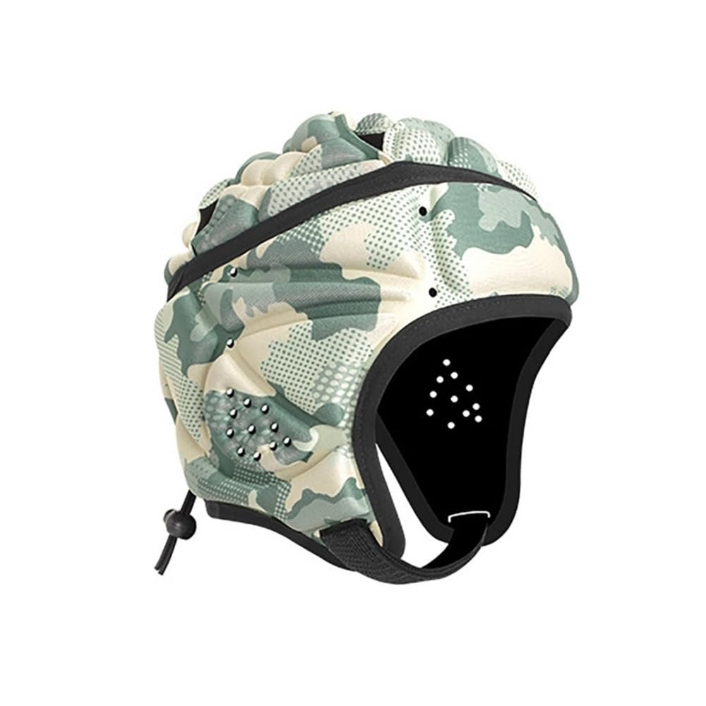 Ochine Kids Soft Shell Flag Football Helmet, Rugby Headguard, Soccer Padded Headgear, Adjustable Head Protector for Kids Youth (6-11 Years, 48-53cm/21-23Inch)