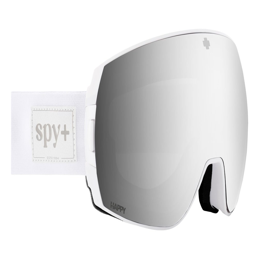 SPY Optic Legacy White Iridescent Happy Bronze Platinum Mirror/Happy Ll Gray One Size