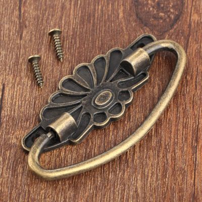 Southst 60mm Vintage Cupboard Cabinet Knob and Handles Wooden Box Furniture Handle European Style Furniture Hardware with Screws