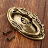 Southst Drawer Cabinet Jewelry Box Decorative Handles Pulls Knob 78x43mm Antique Bronze Furniture Handle Furniture Hardware with Screws view 1