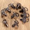 Southst 10Pc Vintage Metal Furniture Door Knob Ring Cabinet Dresser Drawer Pull Handle Antique Brass Cabinet Knobs and Handles view 2