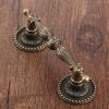 Southst 63mm Wooden Wine Box Pull Handles Kit Cupboard Knob Vintage Furniture Handle European Hardware 86x24mm with Screws view 3
