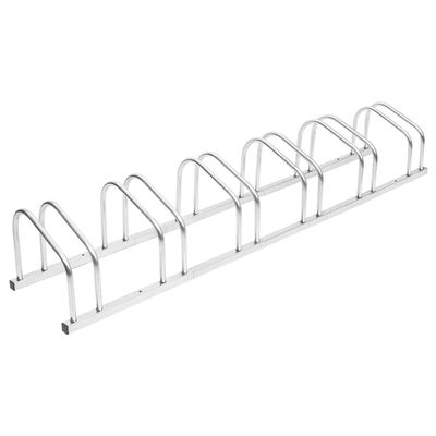 Gecheer Bike Rack, Heavy Steel Floor Type Adjustable Storage Stand for Indoor Outdoor Garage, Holds 6 Bikes