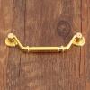 Southst 98mm Kit Drawer Cabinet Cupboard Pull Handles Knobs Vintage Wooden Wine Box Furniture Handle 114x35mm with Screws view 3