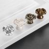 Southst 1pc Zinc Alloy Cupboard Drawer Pulls Knobs Modern Rose Furniture KnobsKit Cabinet Dresser Door Handles Furniture Hardware - (Color: C) view 3