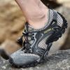 Asifn Men's Water Shoes Quick Dry Sports Aqua Soft Hiking Breathable Lightweight Outdoor Mesh Barefoot Training Walking 8.5-9 Grey view 3