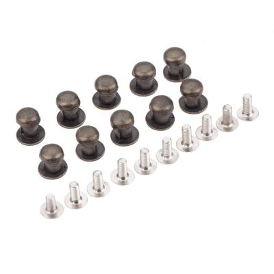 Southst 10Pcs Vintage Mini Furniture Knobs Jewelry Wooden Box Small Handles Drawer Cabinet Handles Pulls Knob Hardware 7x10mm - (Color: B)