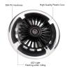 Gladeer 4-Pack Light Up Scooter Wheels - 120mm & 80mm White LED Replacement Wheel for Micro Mini Maxi Lascoota 3-Wheel Kick Scooter (Black) view 3