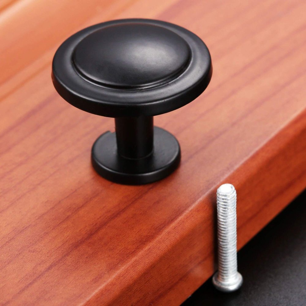 Southst Vintage Jewelry Chest Wood Box Pull Knob Round Door Knob Drawer Cabinet Cupboard Vintage Furniture Kit Handle with Screw