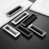 Southst Silver Black Hidden Zinc Alloy Kit Cupboard Handles Drawer Knobs Furniture Handle Bedroom Hardware - (Color: F 128MM) view 2