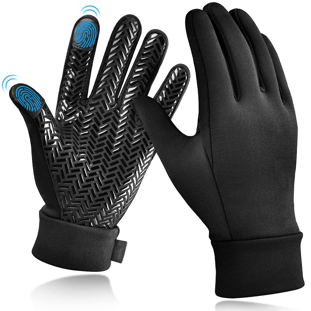 EEFOW Girls Waterproof Winter Touchscreen Gloves: Girls & Boys Lightweight Cycling Snow Mitten for Age 4-6 Years Youth Children for Cold Weather Running Ski Football Riding Soccer