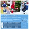 EEFOW Girls Waterproof Winter Touchscreen Gloves: Girls & Boys Lightweight Cycling Snow Mitten for Age 4-6 Years Youth Children for Cold Weather Running Ski Football Riding Soccer view 2