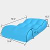 Self-Inflating Sofa,Inflatable Lounger Air Sofa Chair,Portable Waterproof Couch for Hiking, Picnics, Outdoor Use,Foldable Chaise Lounges,Detachable Multi-use Air Pump,Easy to Set Up (Black) view 3