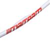 Mountain Bike Mountain Bike Bicycle Carbon Straight Flat Handlebar 25.4 580/600/620/640/660/680/700/720/740/760mm Wide Handle Bar Bicycle Bar For BMX DH XC AM FR ( Color : White red , Size : 660mm ) view 3