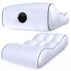 Self-Inflating Sofa,Inflatable Lounger Air Sofa Chair,Portable Waterproof Couch for Hiking, Picnics, Outdoor Use,Foldable Chaise Lounges,Detachable Multi-use Air Pump,Easy to Set Up (White) view 1