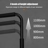GGZONE 300lbs Heavy Duty Strength Training Dip Stands Station, Dip Stand Station for Full Body Strength Training, Adjustable Height 31.5Inches - 43.3Inched view 3