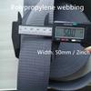 Webbing 2 Inch - Polypropylene Strap Tape for Bags Backpack Repair, DIY Crafts, Luggage/Cargo Strapping view 2